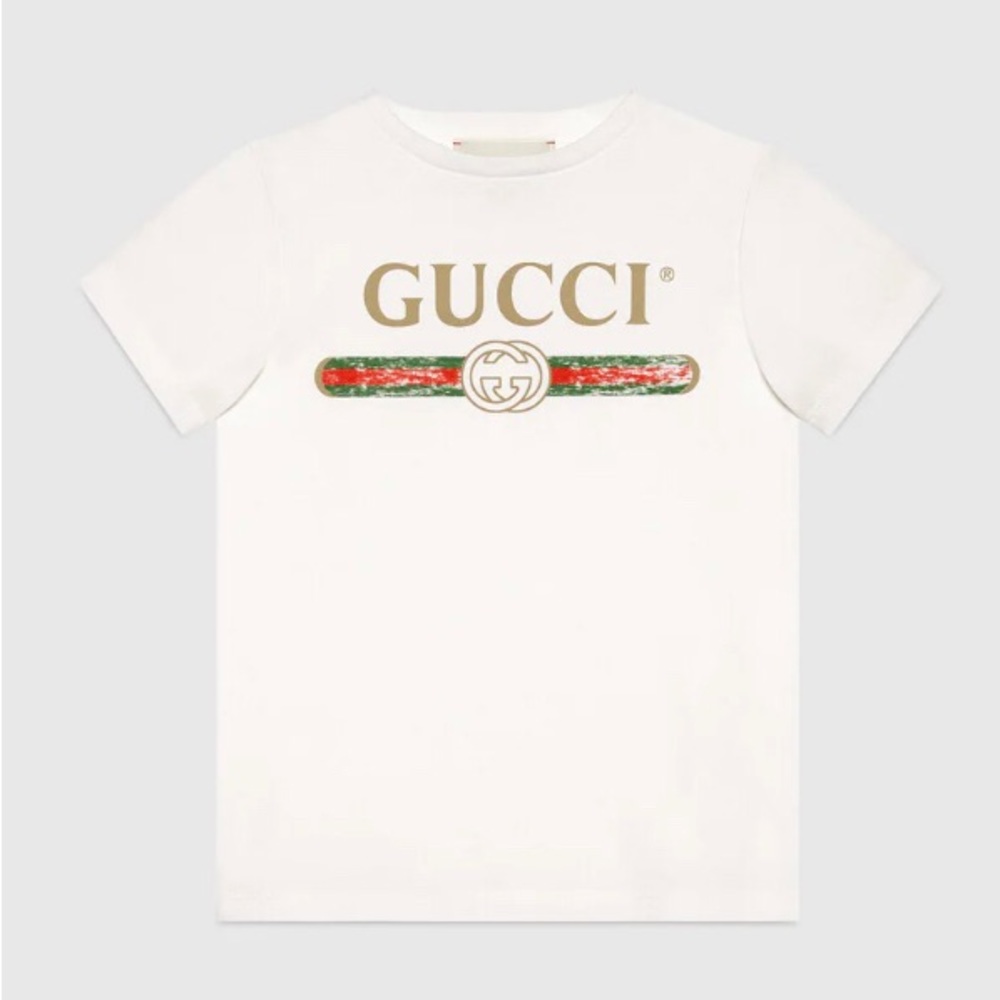 Gucci Children's cotton T-shirt with Gucci logo